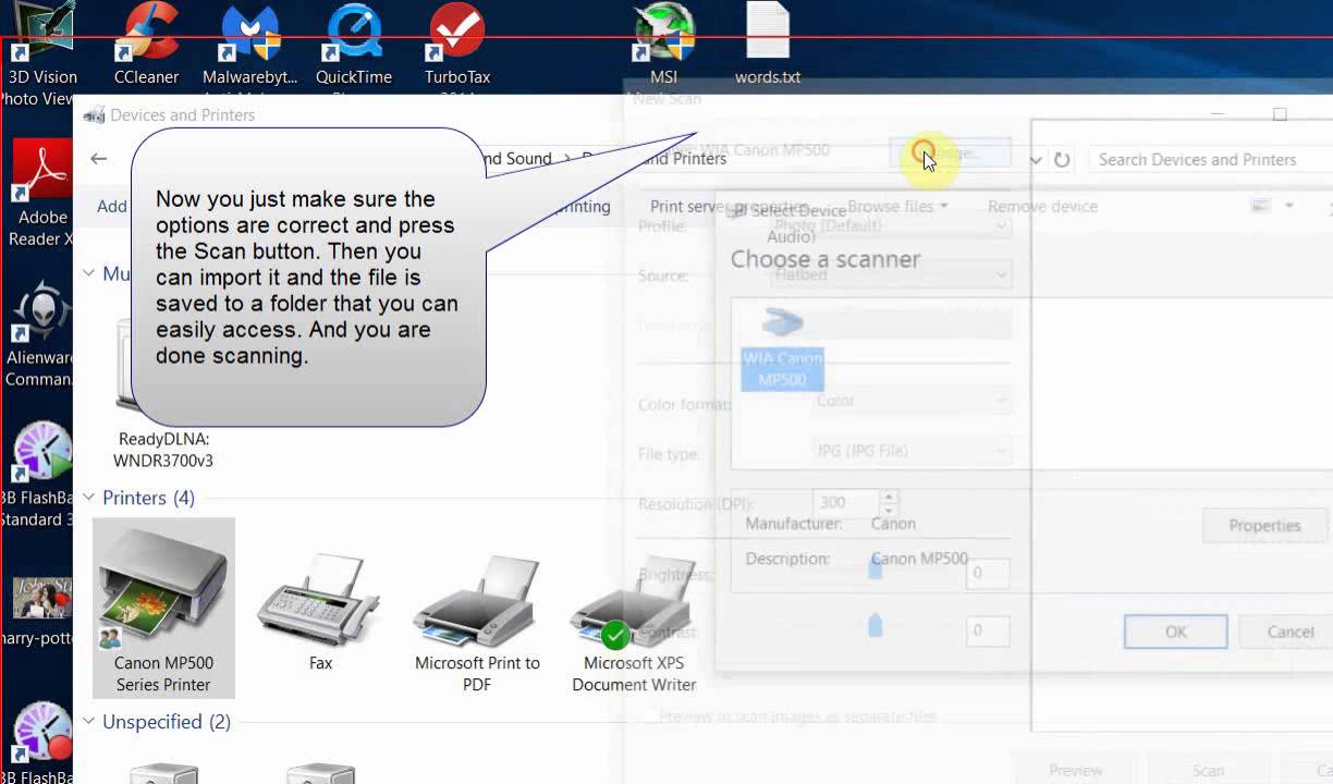 Canon mp460 scanner software mac free